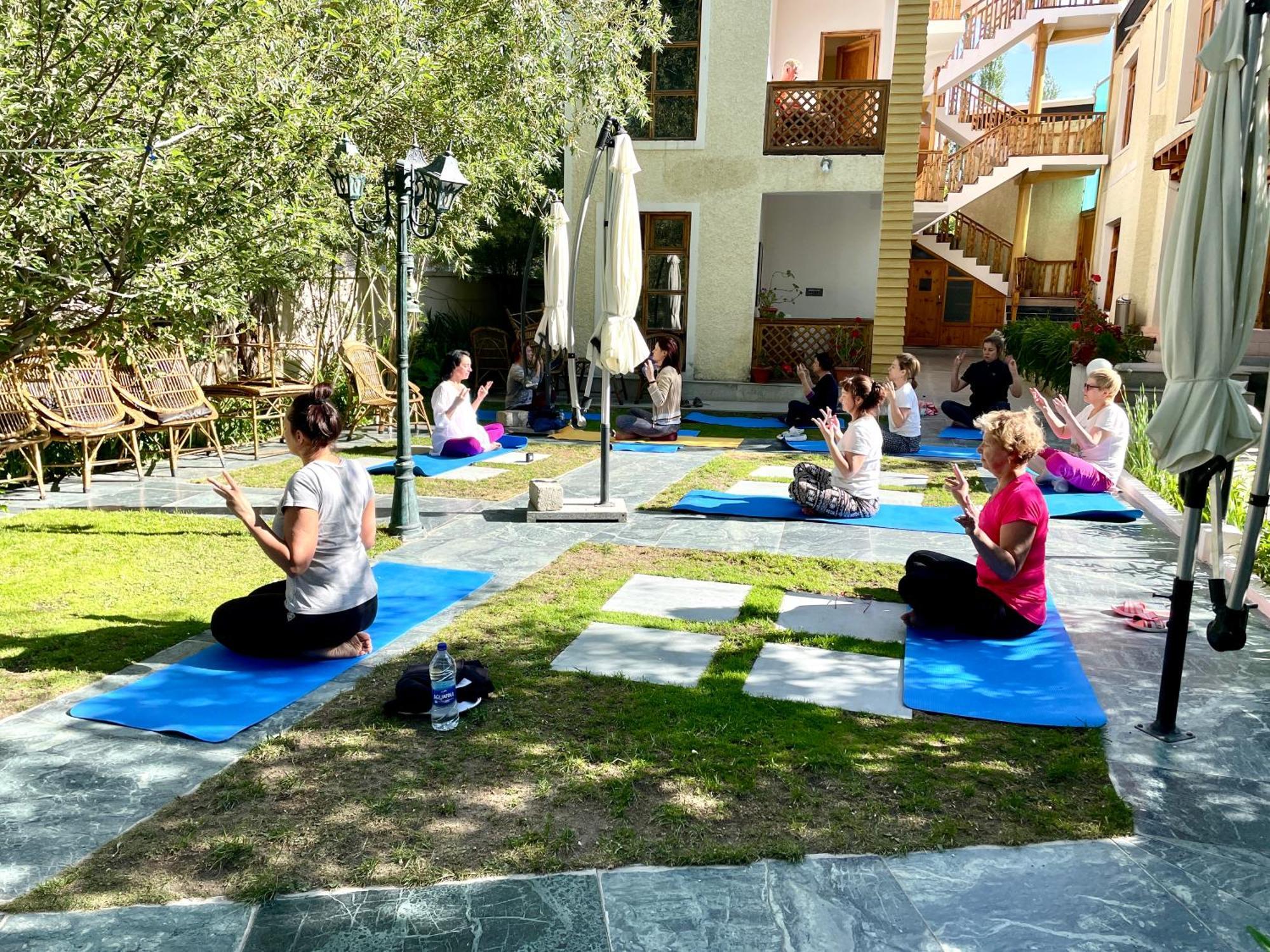 לה Hotel Ladakh Greens - An Organic Retreat מראה חיצוני תמונה